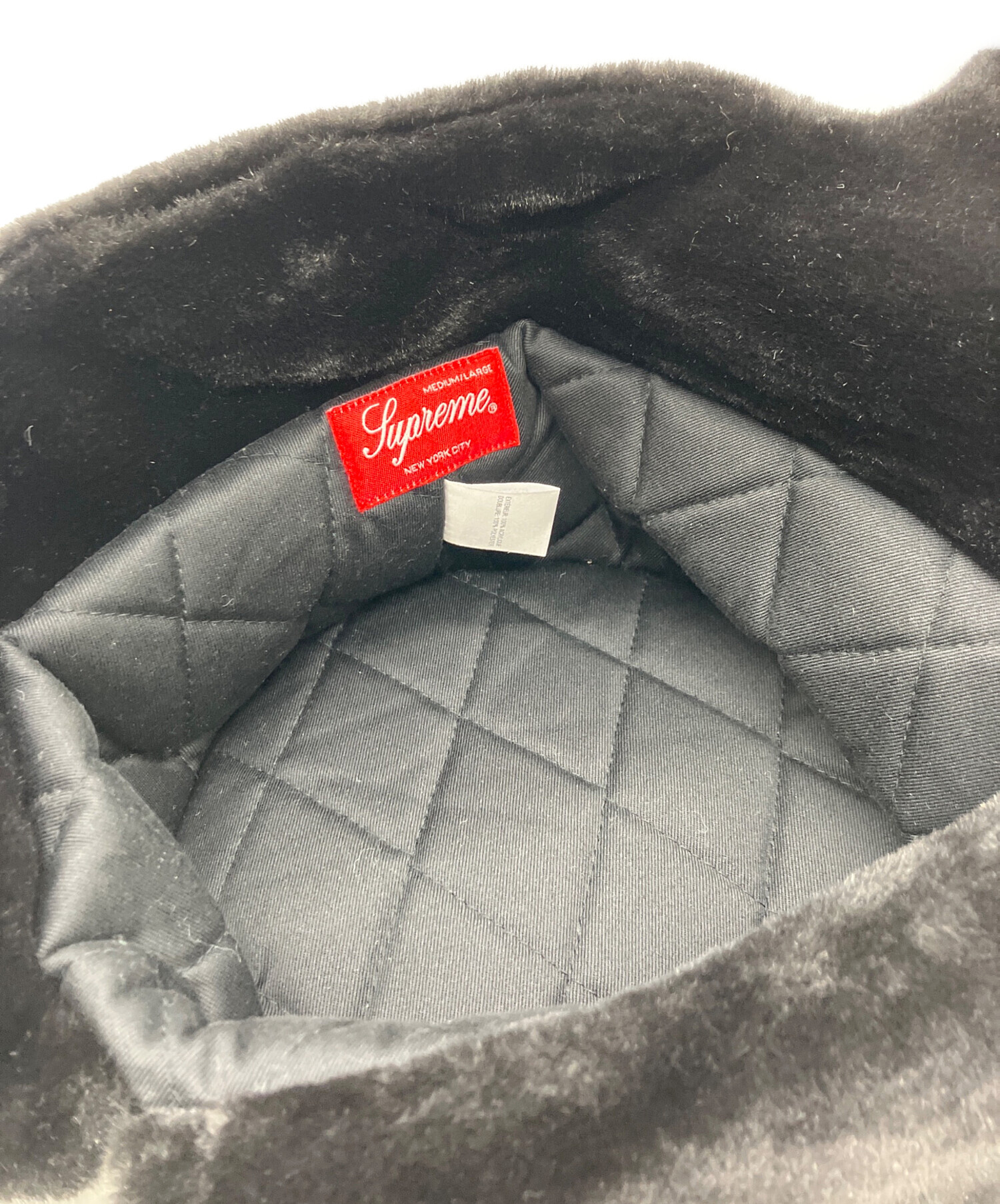 中古・古着通販】SUPREME (シュプリーム) フライトキャップ ブラック