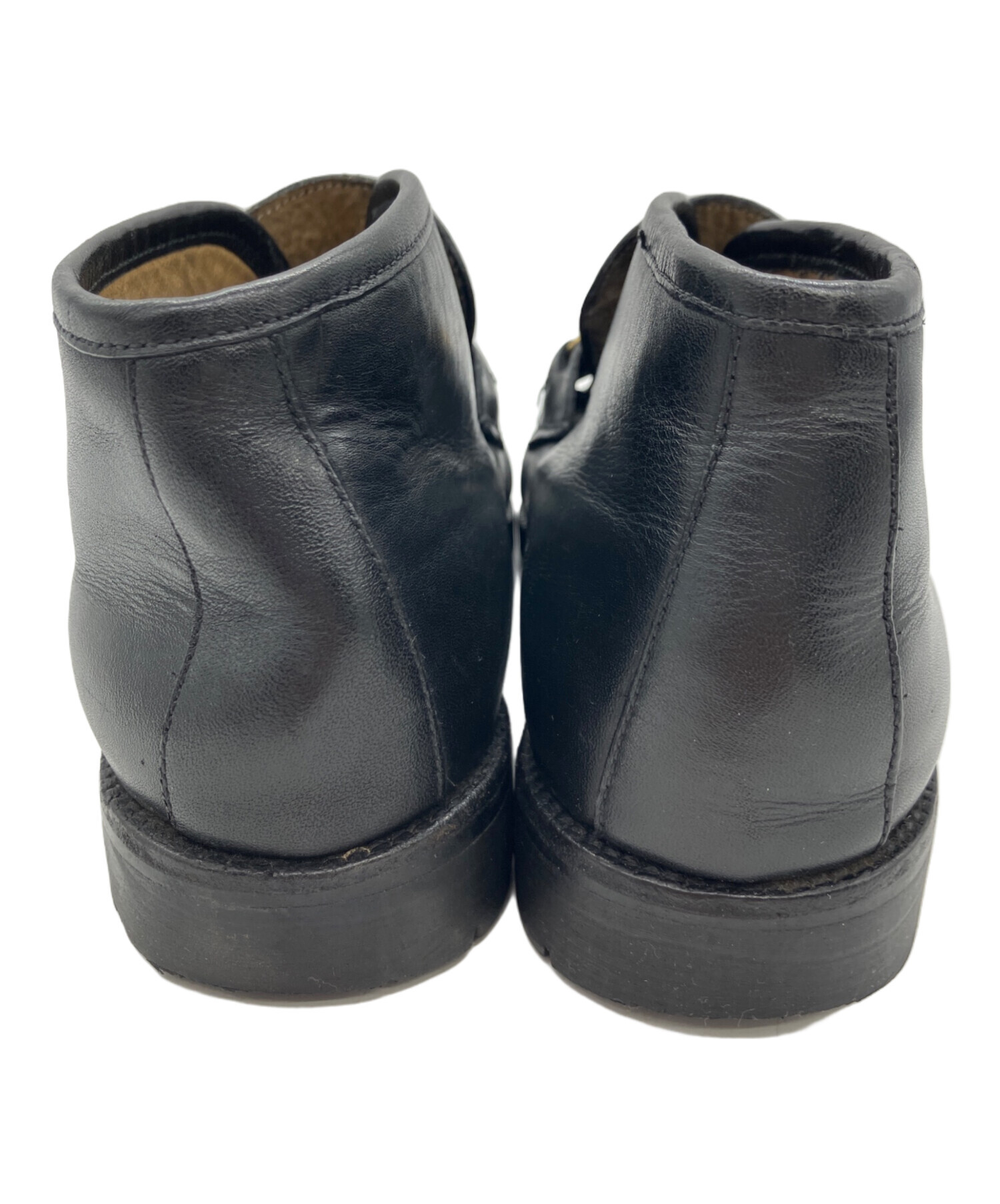 中古・古着通販】GUCCI (グッチ) モカシンブーツ ブラック サイズ:22.5