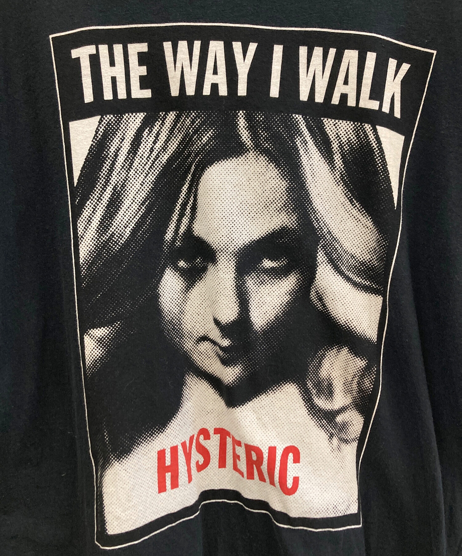 HYSTERIC GLAMOUR(ヒステリックグラマー) 長袖カットソー サイズFree F レディース - 白×黒×マルチ 中古・古着通販】Hysteric Glamour (ヒステリックグラマー) 長袖