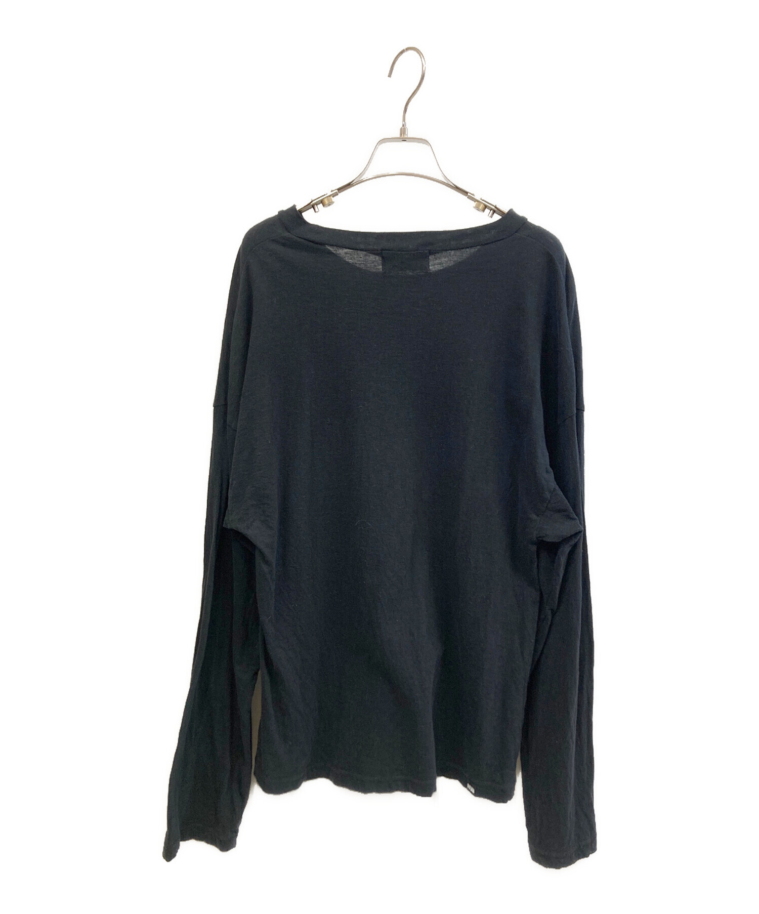 HYSTERIC GLAMOUR(ヒステリックグラマー) 長袖カットソー サイズFree F レディース - 白×黒×マルチ 中古・古着通販】Hysteric Glamour (ヒステリックグラマー) 長袖