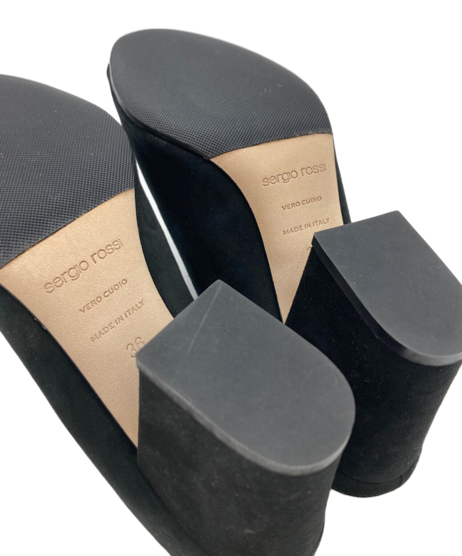セルジオロッシ　ミュール Sergio Rossi(セルジオ ロッシ)｜srSI ROSSI ミュール/ブラック