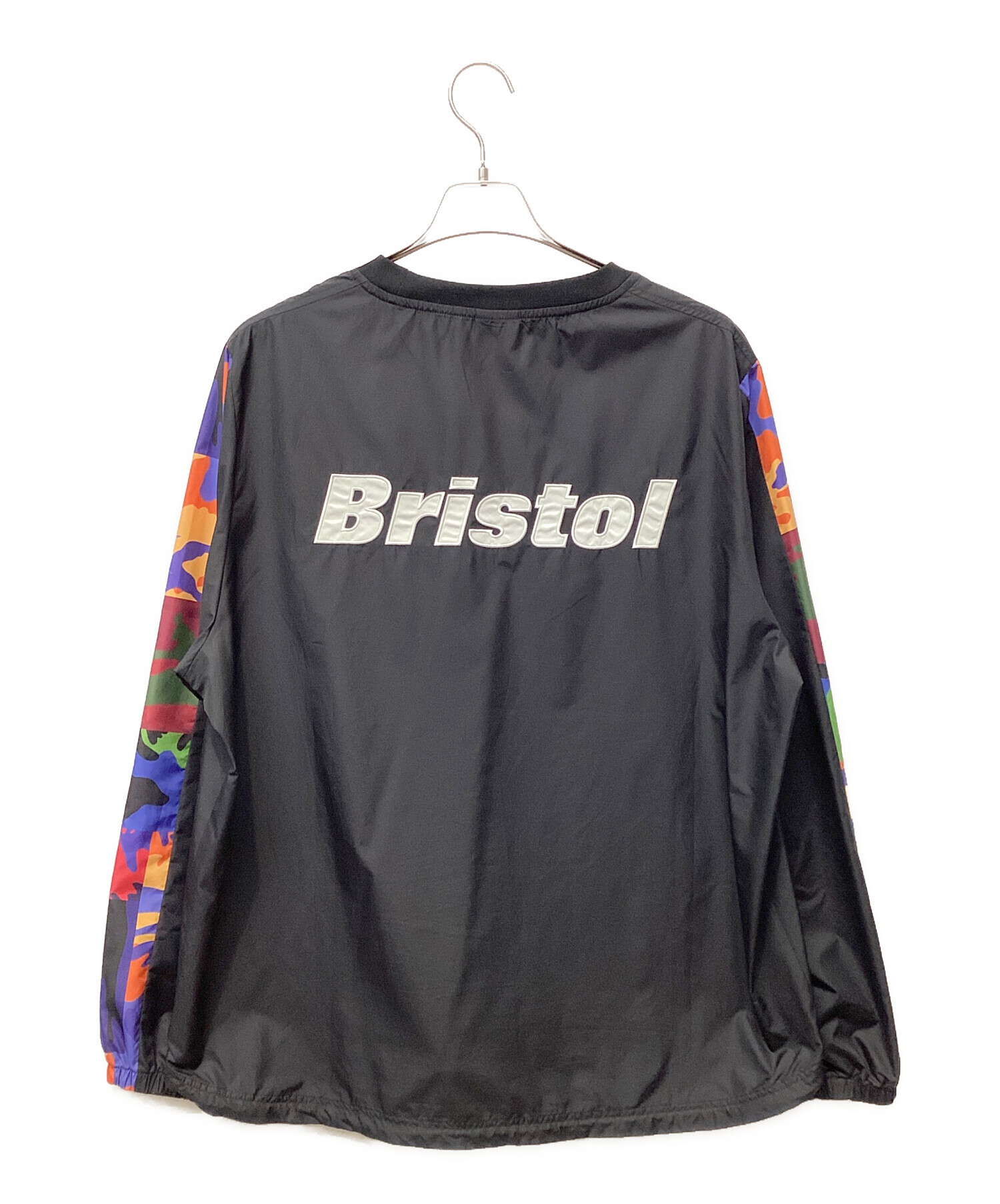 FCRB ブラック 長袖カットソー Lサイズ F.C.Real Bristol モックネック