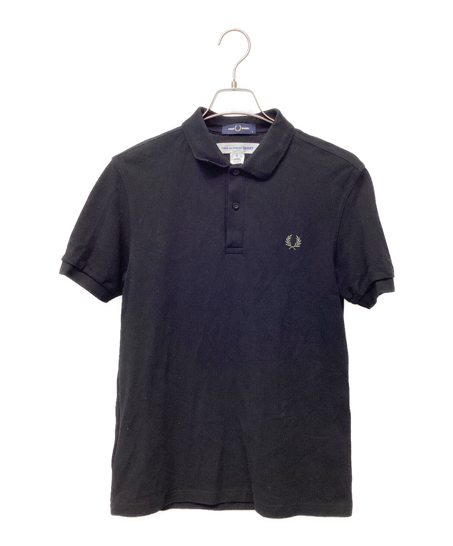フレッドペリー シャツ切替ポロシャツ M コムデギャルソン ラコステ ストライプ 中古・古着通販】FRED PERRY (フレッドペリー) COMME des GARCONS