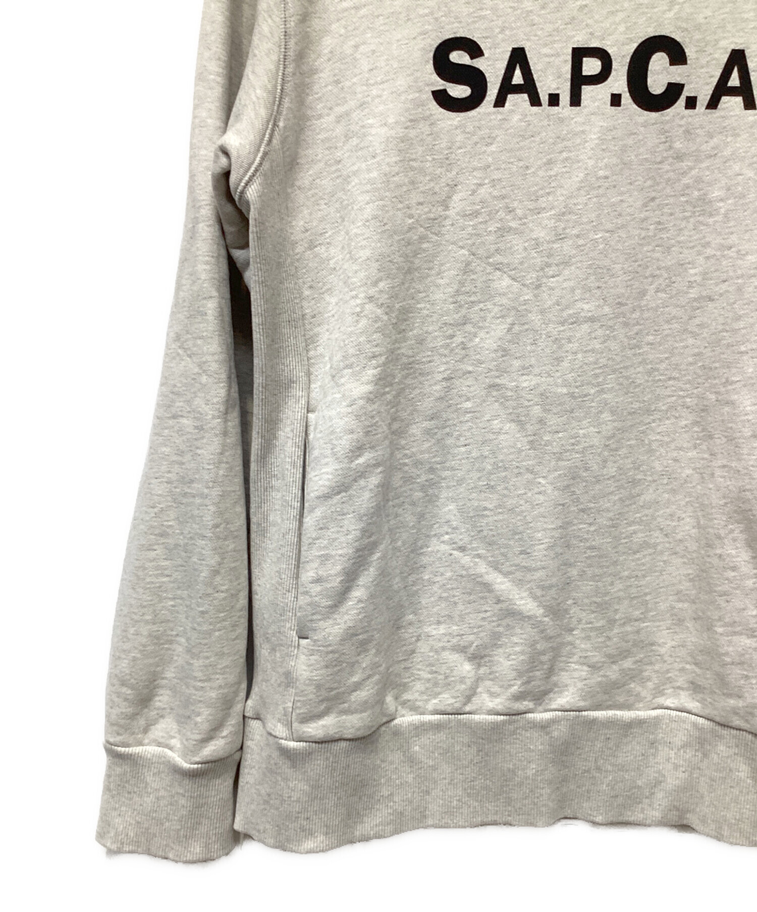 sacai×a.p.c コラボロゴスウェット トレーナー L サカイ sacai（サカイ
