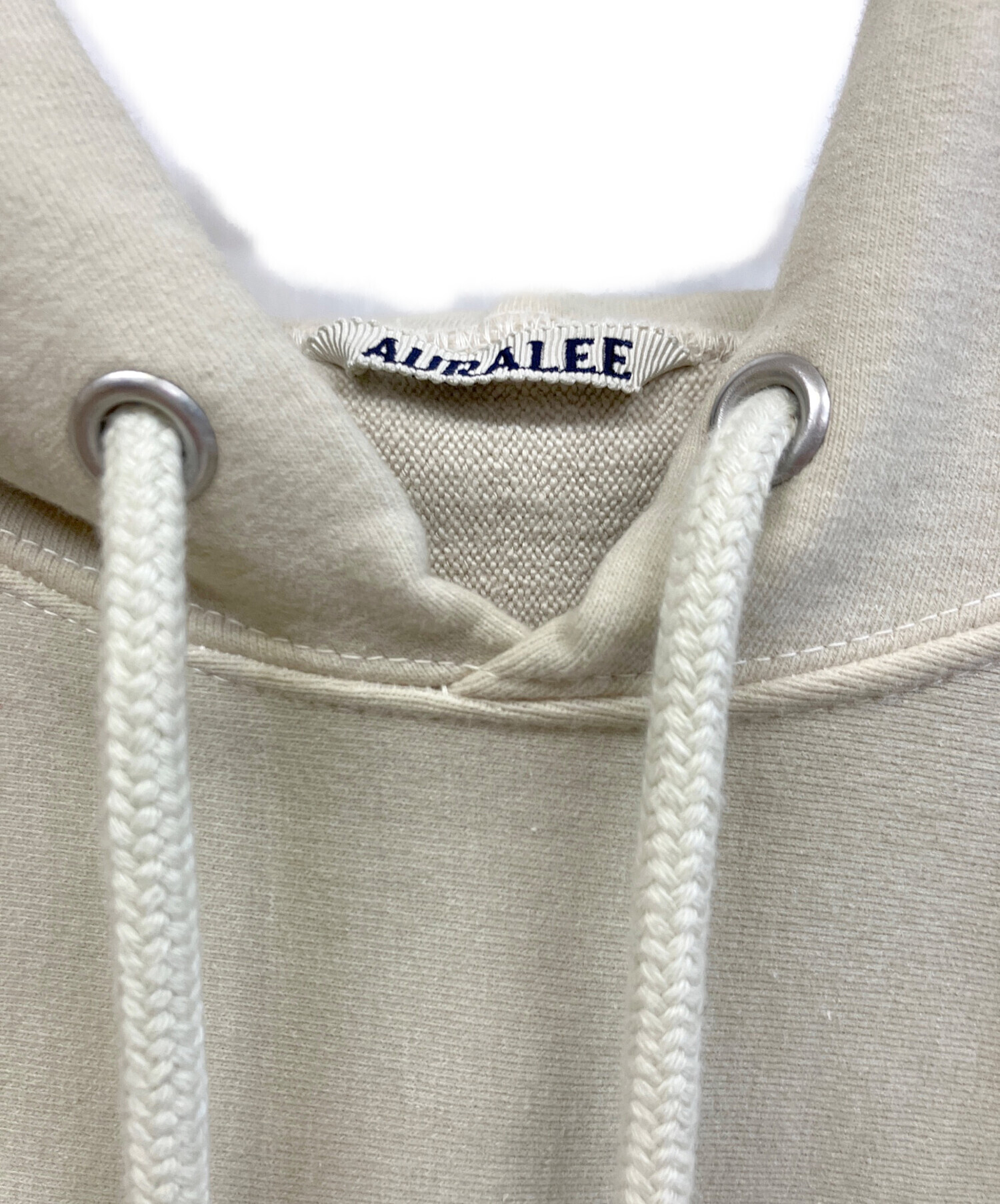中古・古着通販】AURALEE (オーラリー) プルオーバーパーカー ベージュ