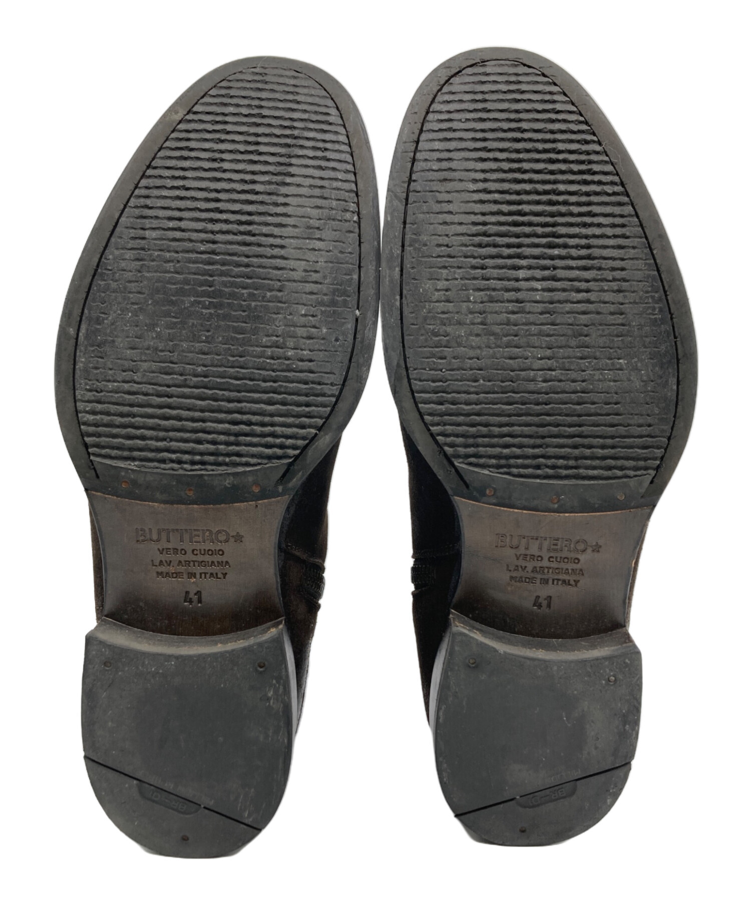 中古・古着通販】BUTTERO (ブッテロ) サイドジップブーツ ブラウン