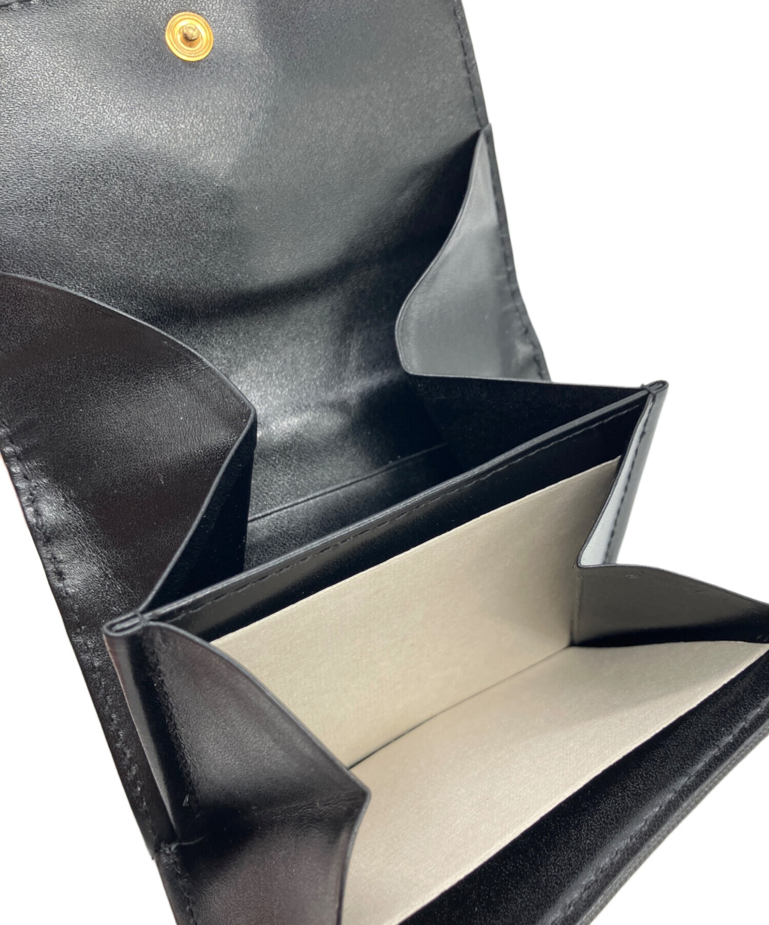 中古・古着通販】MCM (エムシーエム) 3つ折り財布 ブラック｜ブランド