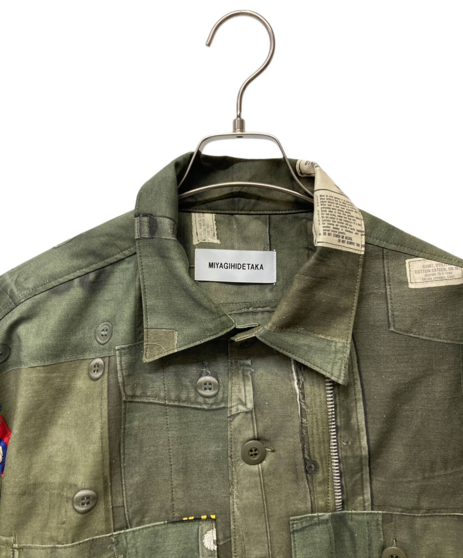 中古・古着通販】MIYAGIHIDETAKA (ミヤギヒデタカ) ミリタリーシャツ