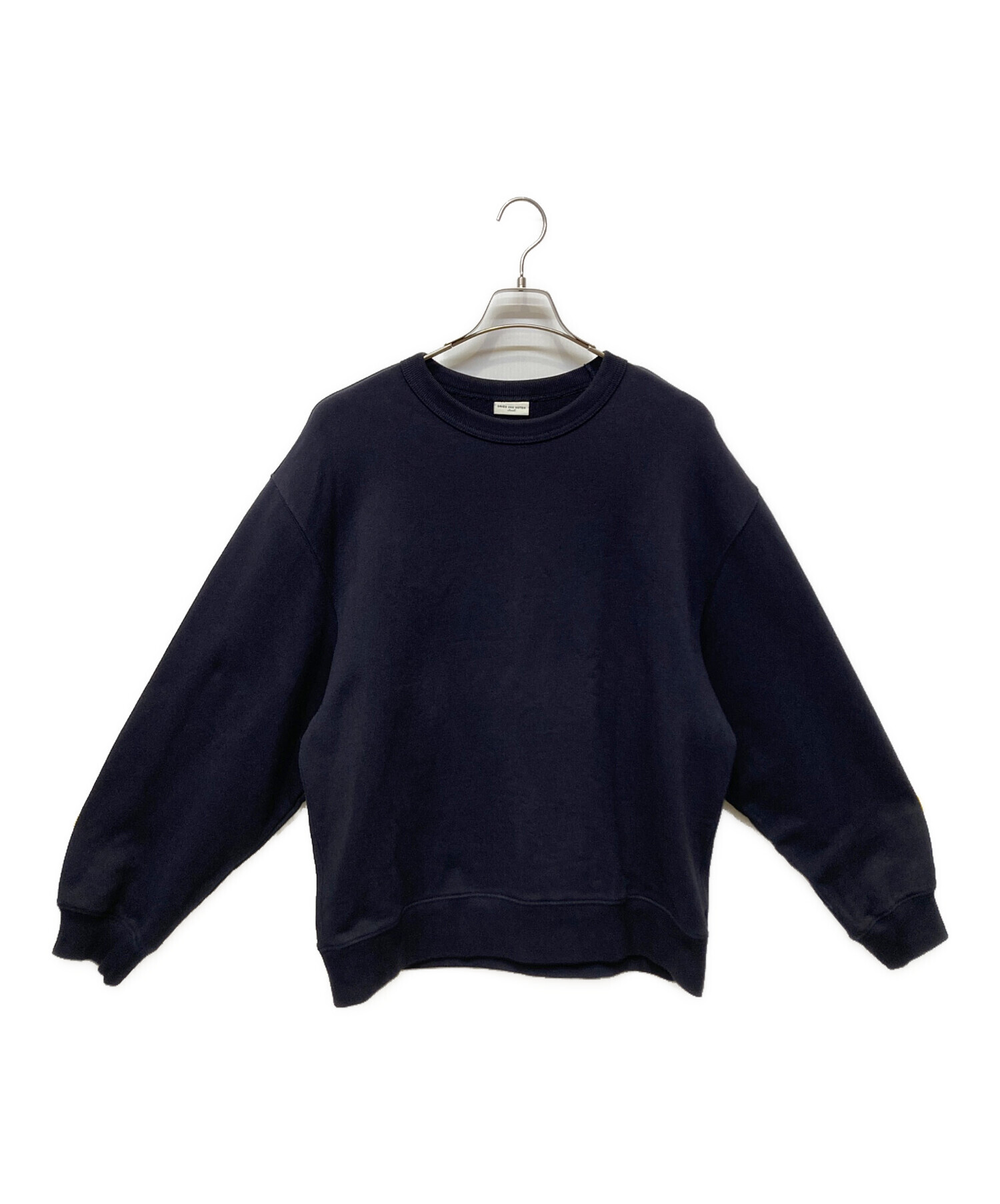 dries van noten ドリスヴァンノッテン　スウェット ネイビー　S 中古・古着通販】DRIES VAN NOTEN (ドリスヴァンノッテン) スウェット