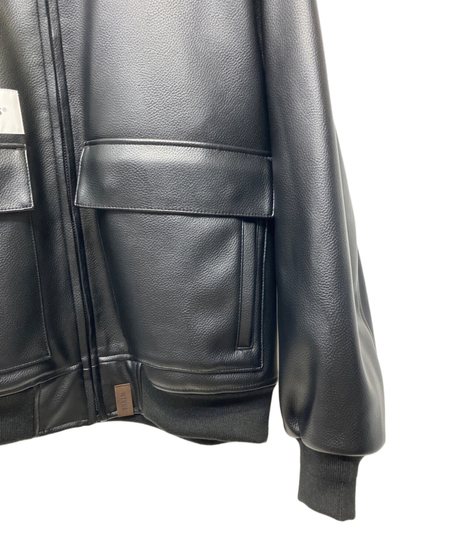 中古・古着通販】WTAPS (ダブルタップス) シンセティックレザー