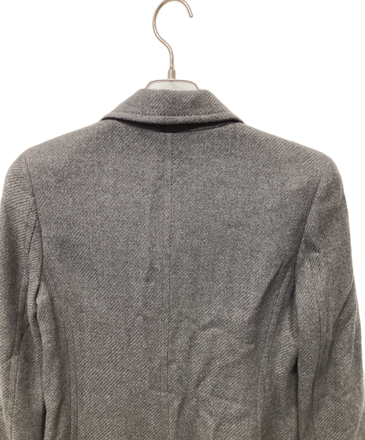 中古・古着通販】MIU MIU (ミュウミュウ) ウールコート グレー