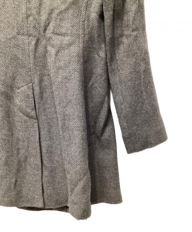 中古・古着通販】MIU MIU (ミュウミュウ) ウールコート グレー サイズ
