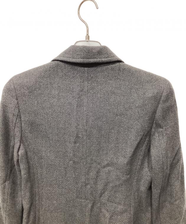 中古・古着通販】MIU MIU (ミュウミュウ) ウールコート グレー サイズ