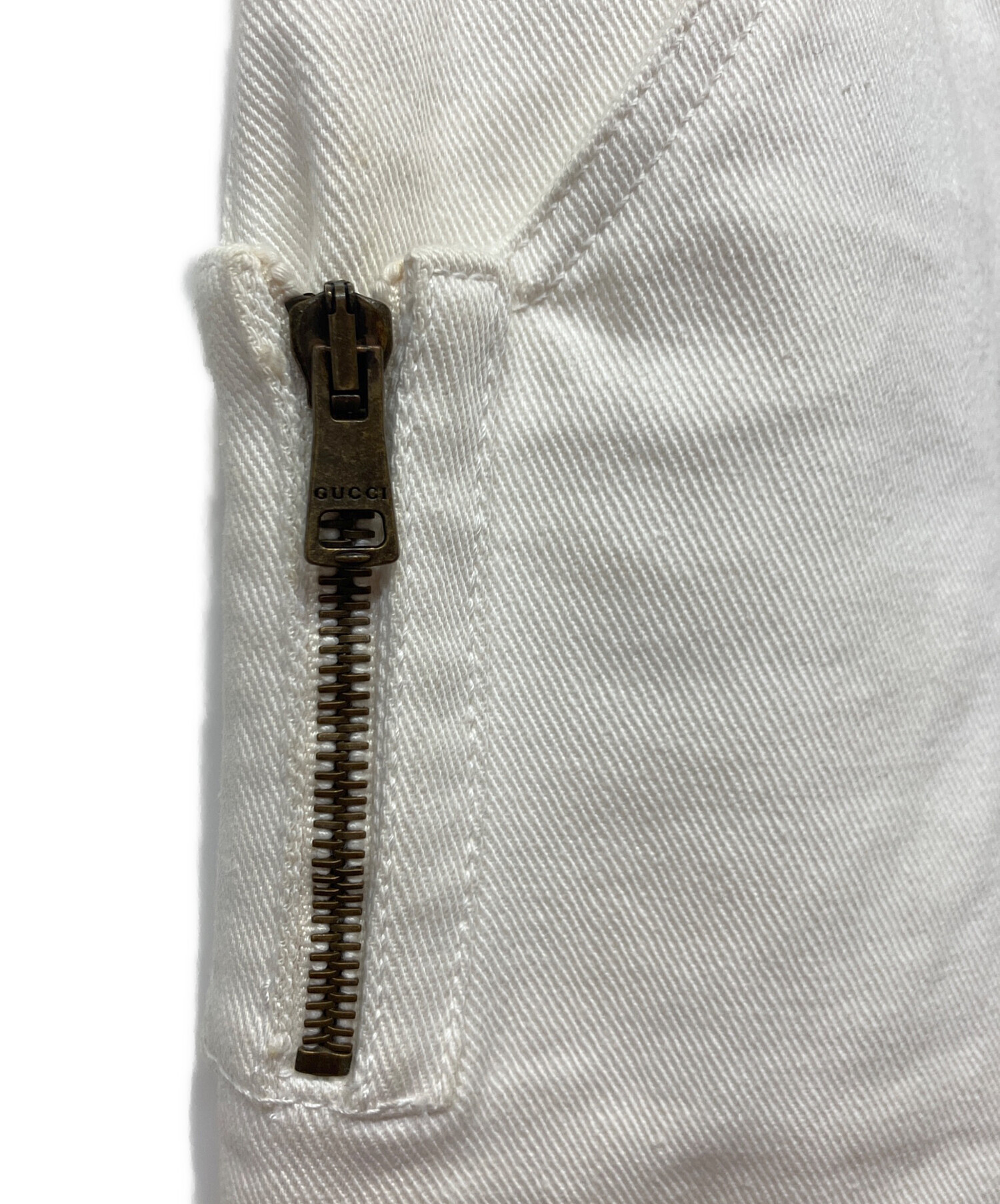 中古・古着通販】GUCCI (グッチ) タイトスカート ホワイト サイズ:38