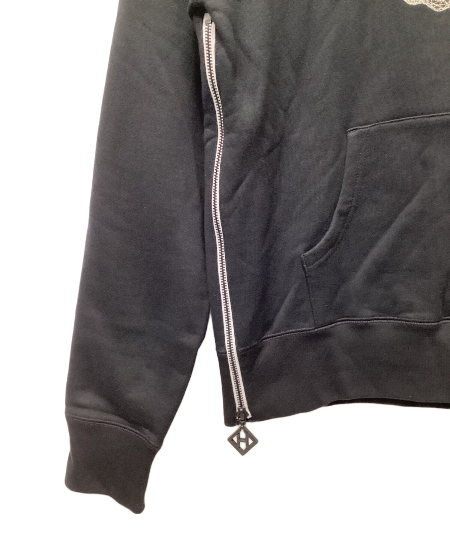 超美品　hazama　ハザマ　見えないものを　パーカー　グラデーション 超美品 hazama ハザマ 見えないものを パーカー グラデーション