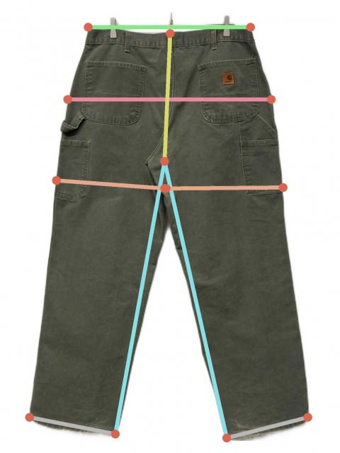 Carhartt × UE グレー パンツ 星刺繍 Carhartt × UE グレー パンツ 星刺繍