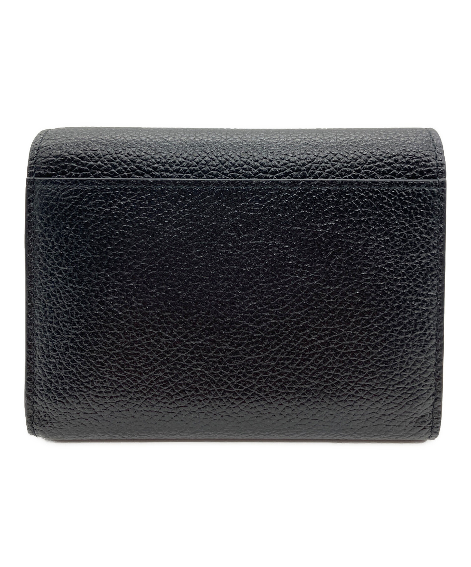 【中古】BALENCIAGA 二つ折り財布 ブラック 中古・古着通販】BALENCIAGA (バレンシアガ) 3つ折り財布 ブラック