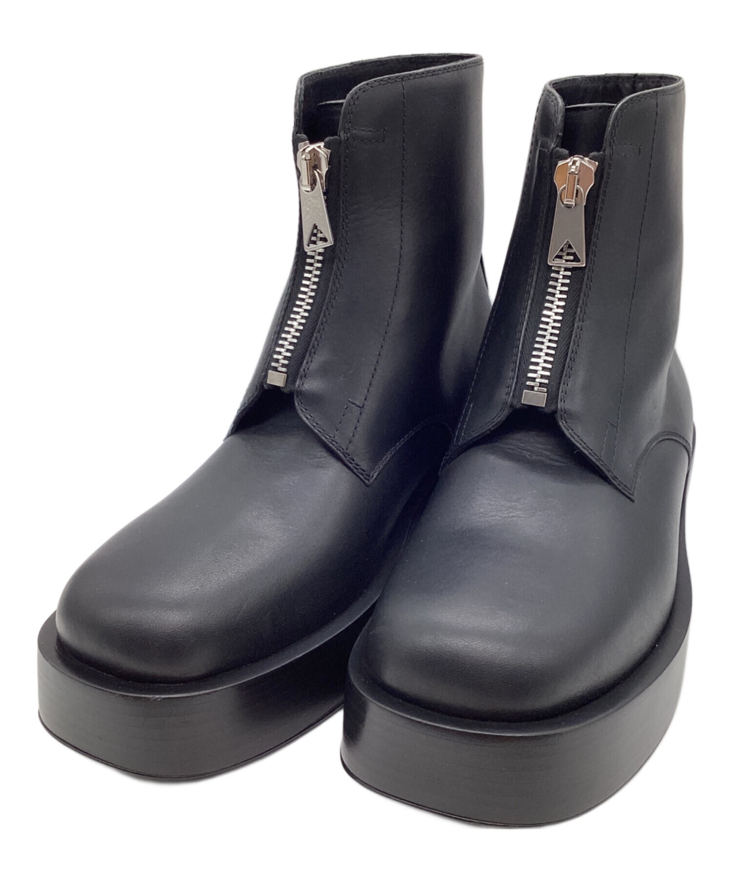 BOTTEGA VENETA ブロックアンクルブーツ　38 BOTTEGA VENETA ボッテガ・ヴェネタ ブロックアンクルブーツ