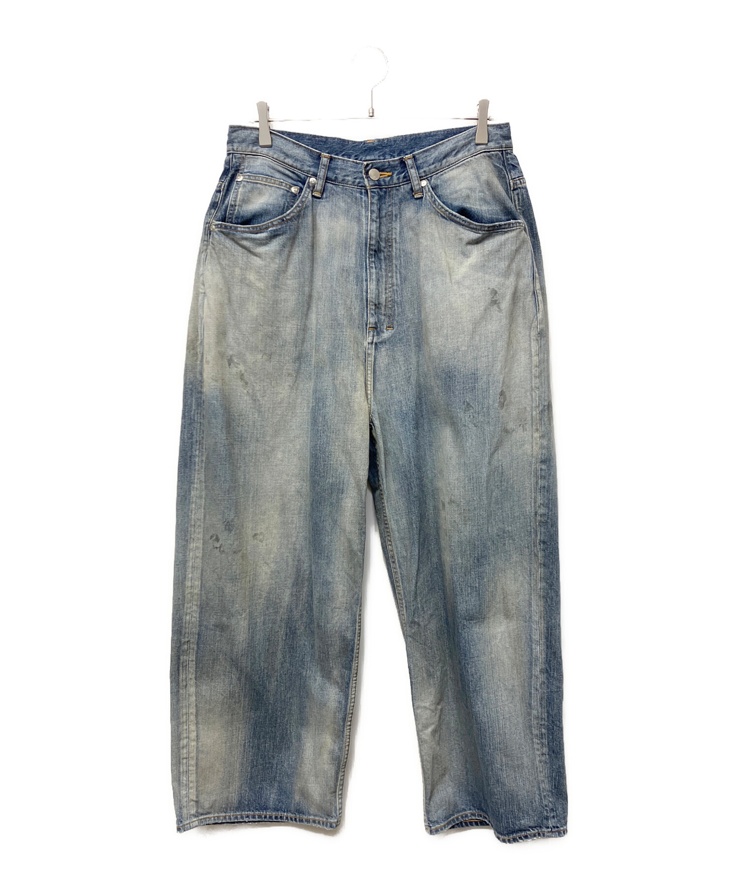 中古・古着通販】ANCELLM (アンセルム) TAPERED 5P DENIM PANTS ブルー 