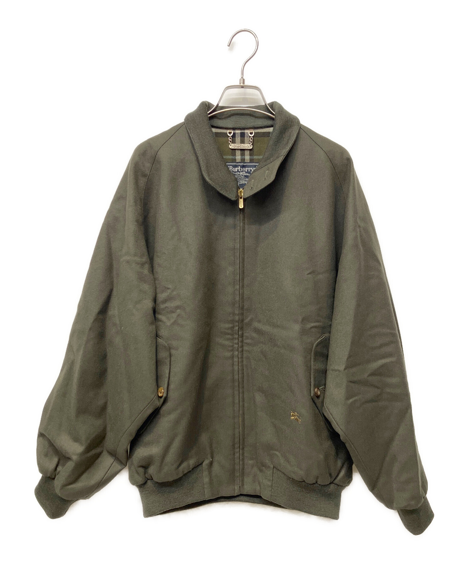 バーバリーズ ブルゾン サイズ13 L美品  - 中古・古着通販】Burberry's (バーバリーズ) ジップブルゾン カーキ