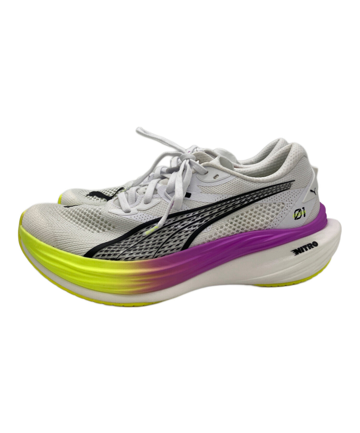 中古・古着通販】PUMA (プーマ) ランニングシューズ ホワイト サイズ 