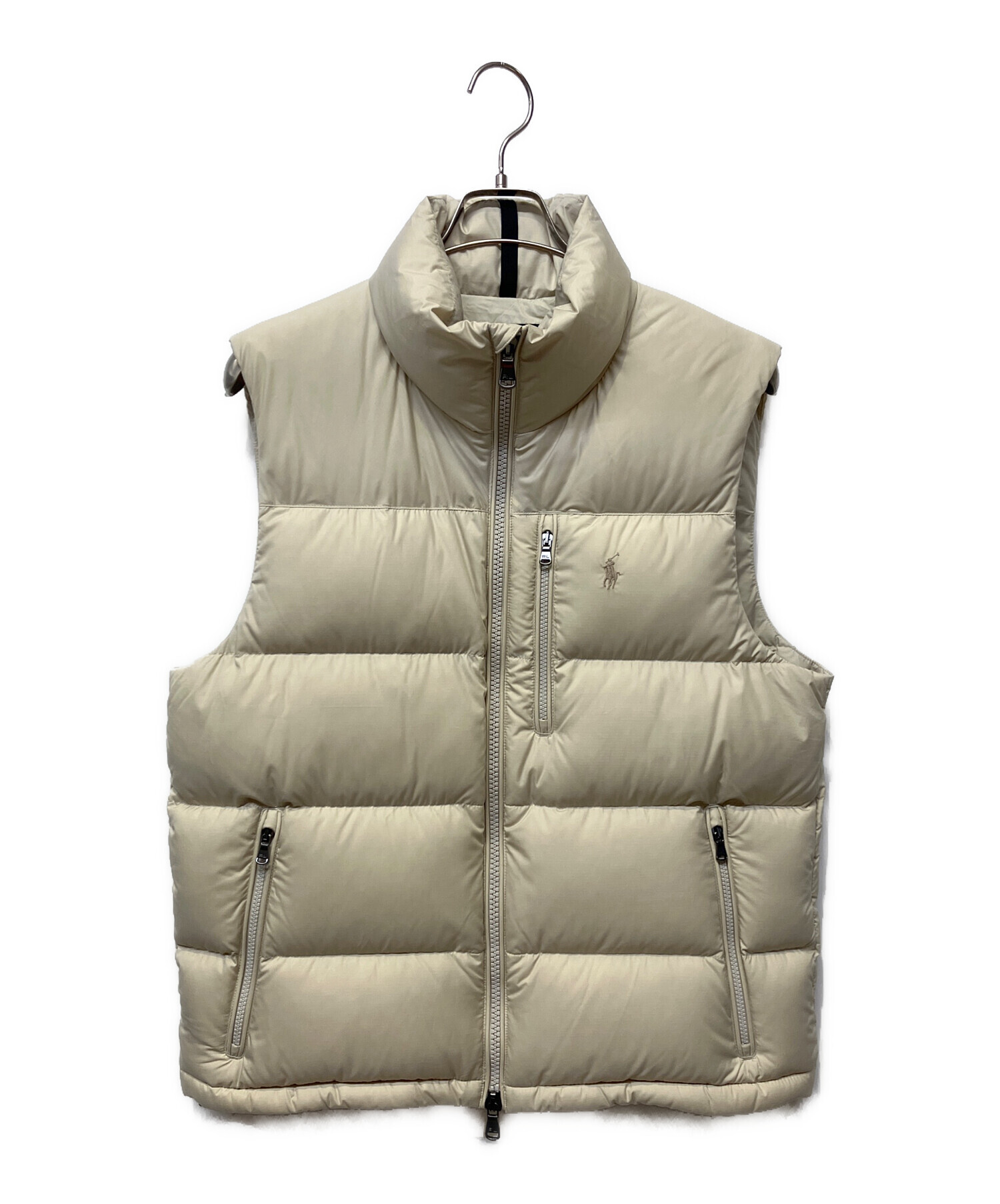 Polo Ralph Lauren ベージュ ダウンベスト M POLO RALPH LAURENポロラルフローレンのダウンベスト ベージュ M