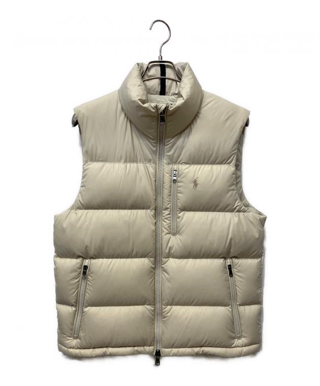 【タグ付き未使用】 POLO RALPH LAUREN ダウンベスト ベージュ タグ付き未使用】 POLO RALPH LAUREN ダウンベスト ベージュ 未使用級