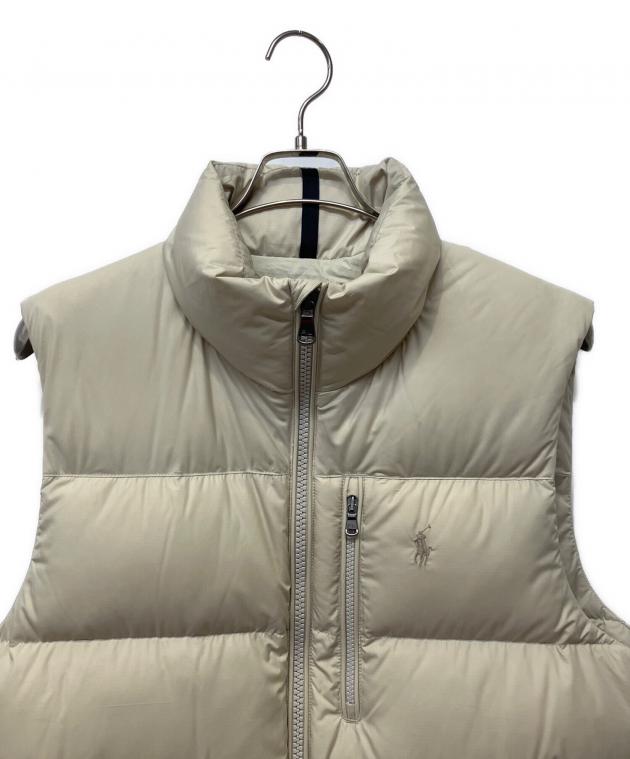【タグ付き未使用】 POLO RALPH LAUREN ダウンベスト ベージュ タグ付き未使用】 POLO RALPH LAUREN ダウンベスト ベージュ 未使用級