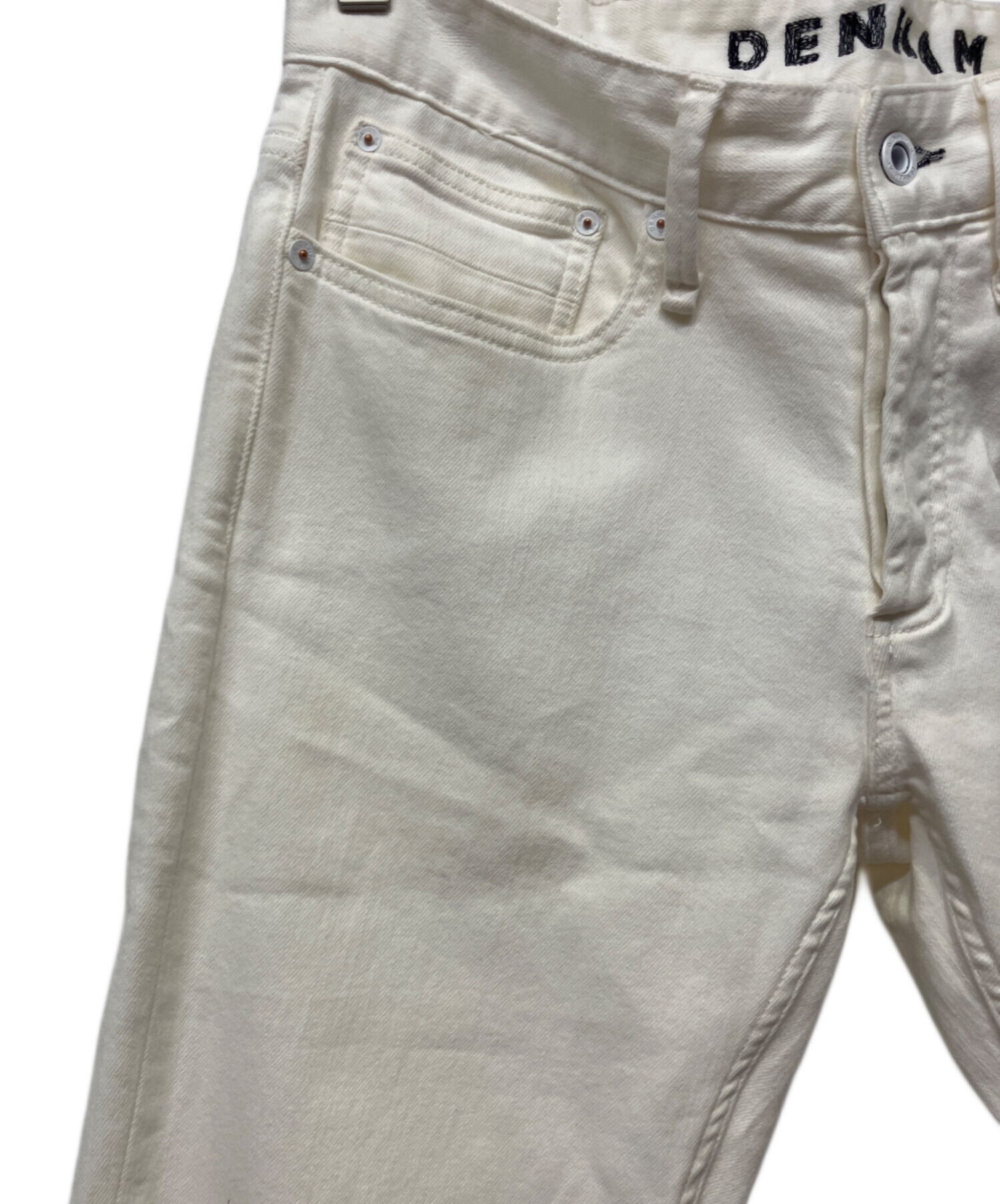 中古・古着通販】Denham (デンハム) デニムパンツ ホワイト サイズ:W31