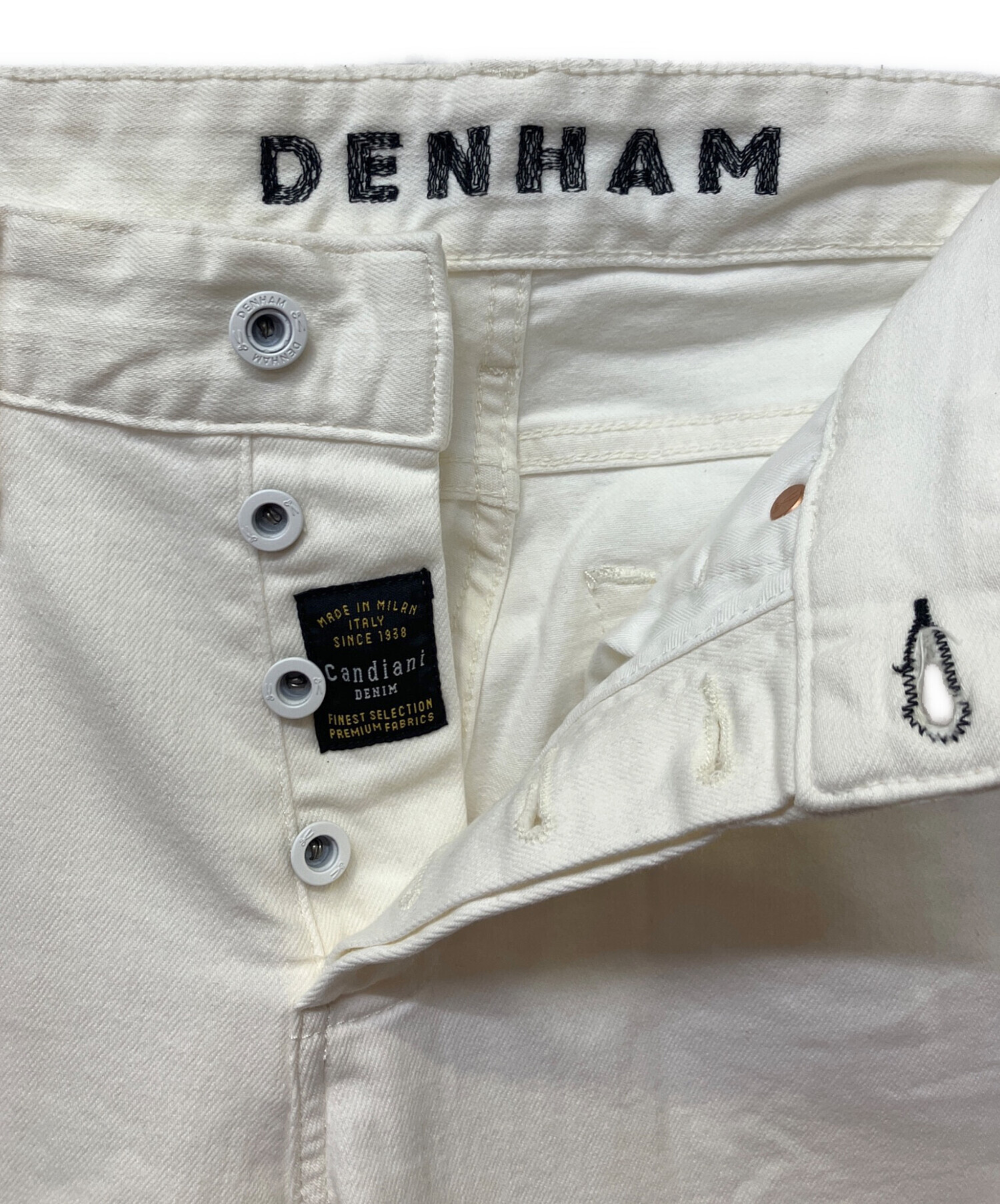 中古・古着通販】Denham (デンハム) デニムパンツ ホワイト サイズ:W31