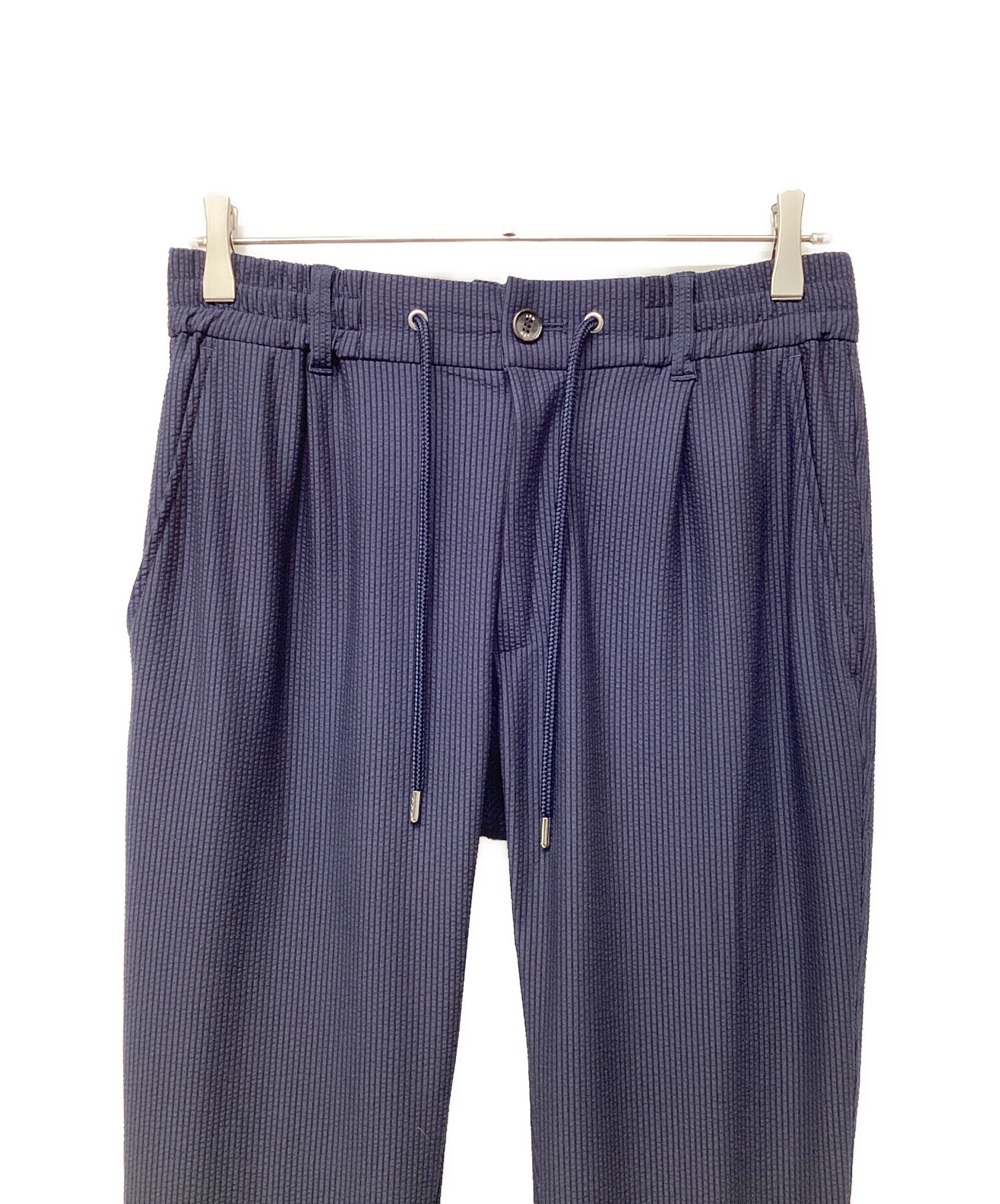 中古・古着通販】AKM (エーケーエム) イージーパンツ ネイビー サイズ