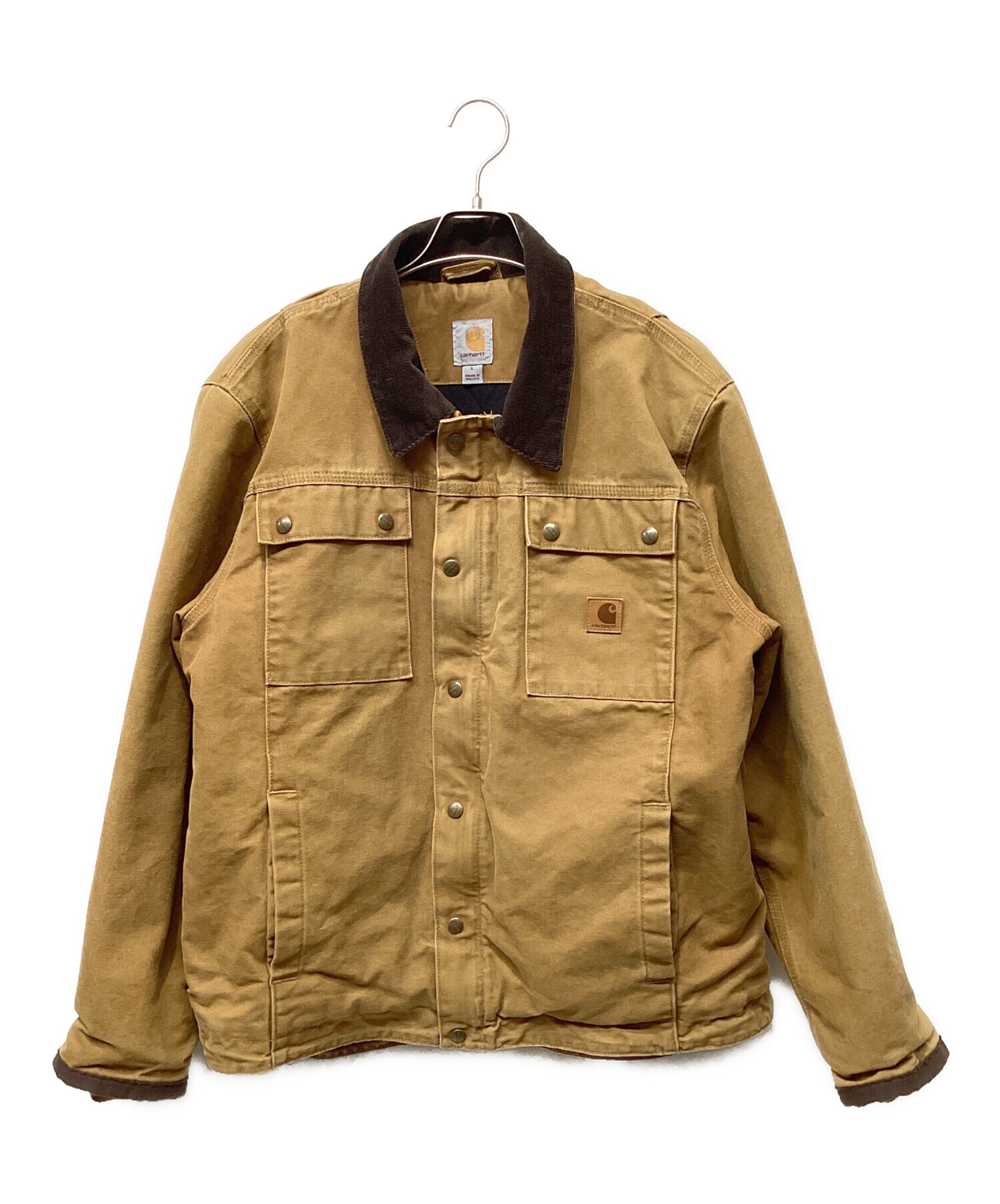 中古・古着通販】CarHartt (カーハート) ジャケット ブラウン サイズ:L 