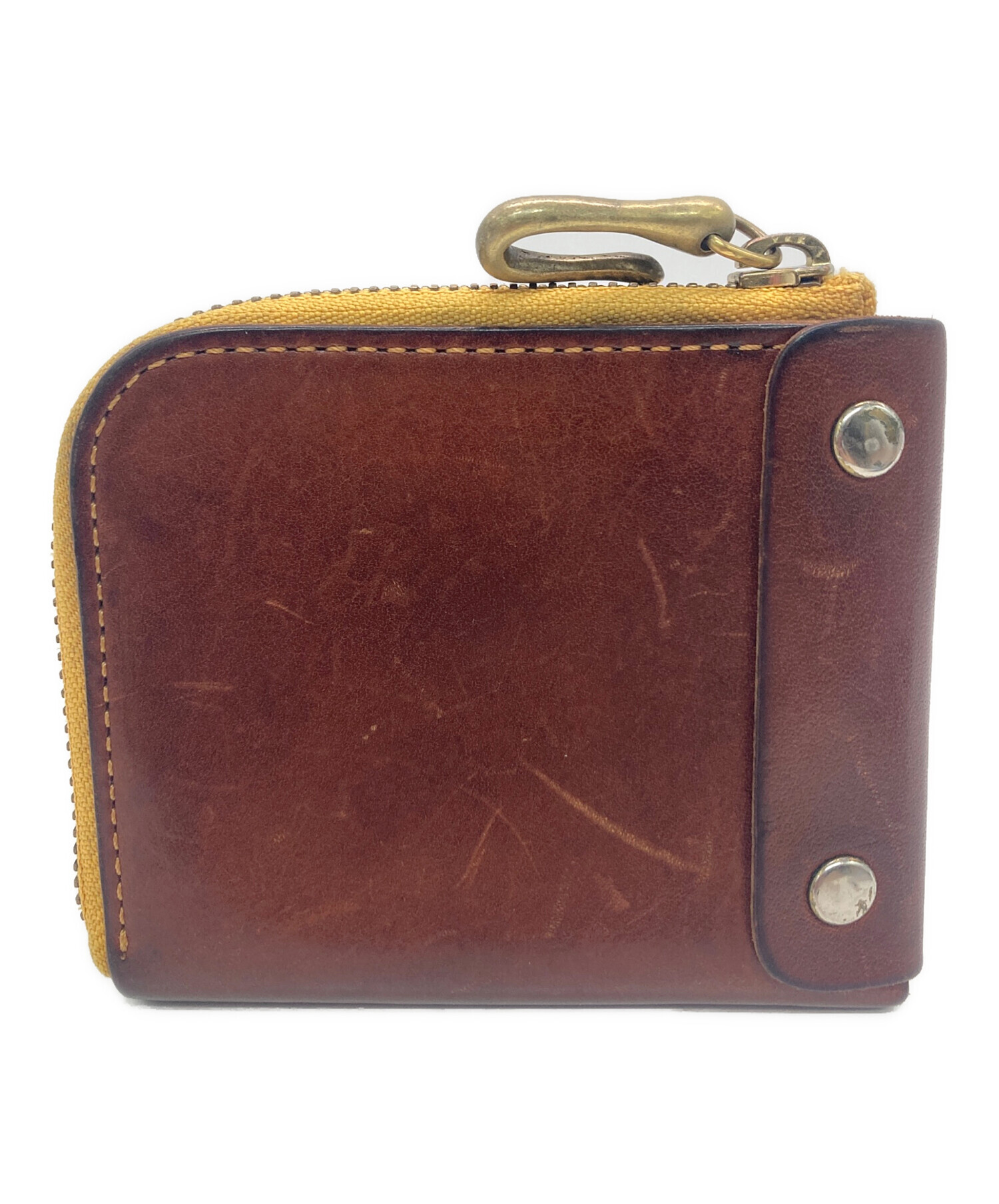 ビアベリー　ウォレット　中古 中古・古着通販】BEERBELLY (ビアベリー) SMALL ROUND WALLET ボルドー