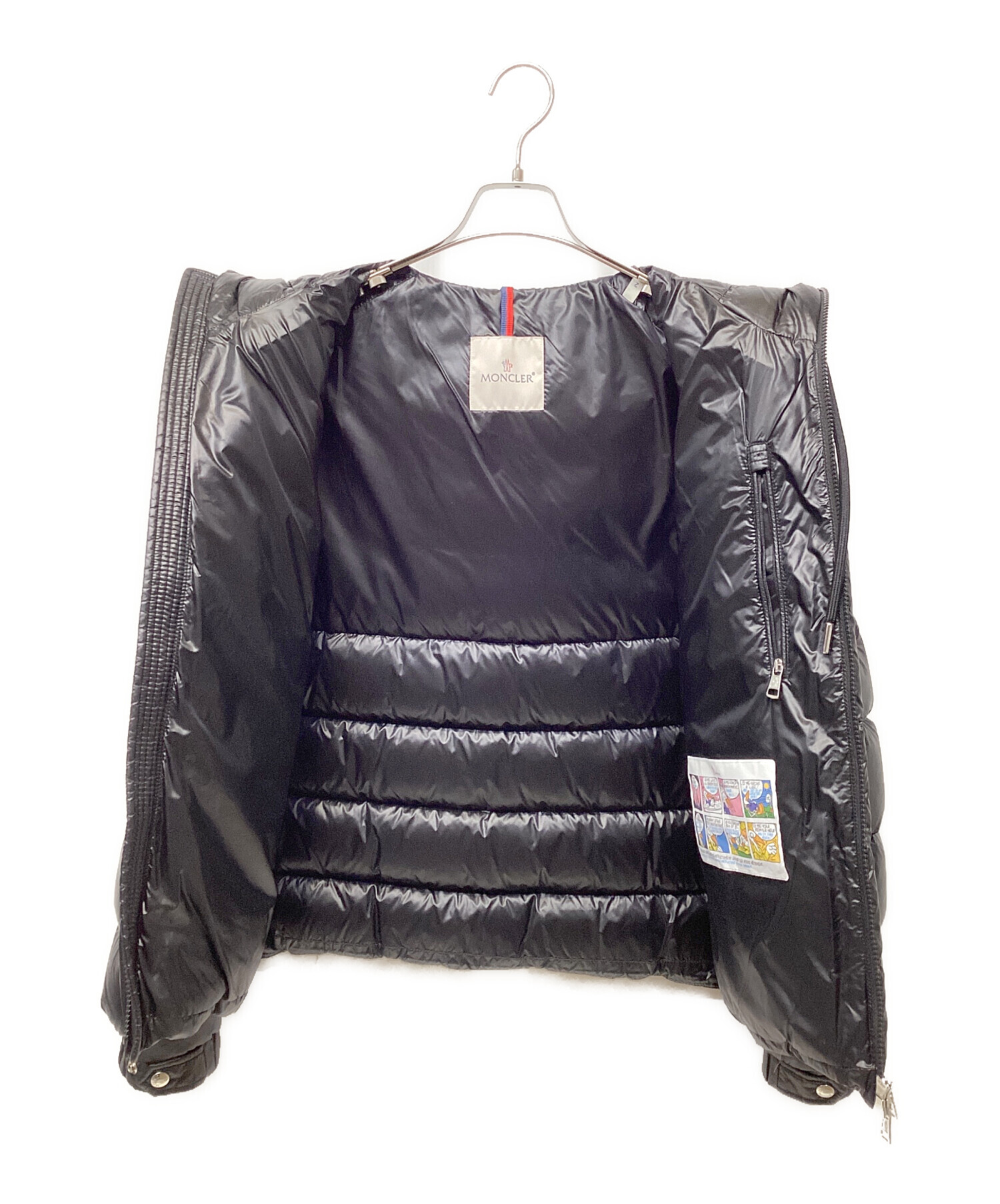 中古・古着通販】MONCLER (モンクレール) ダウンジャケット ブラック