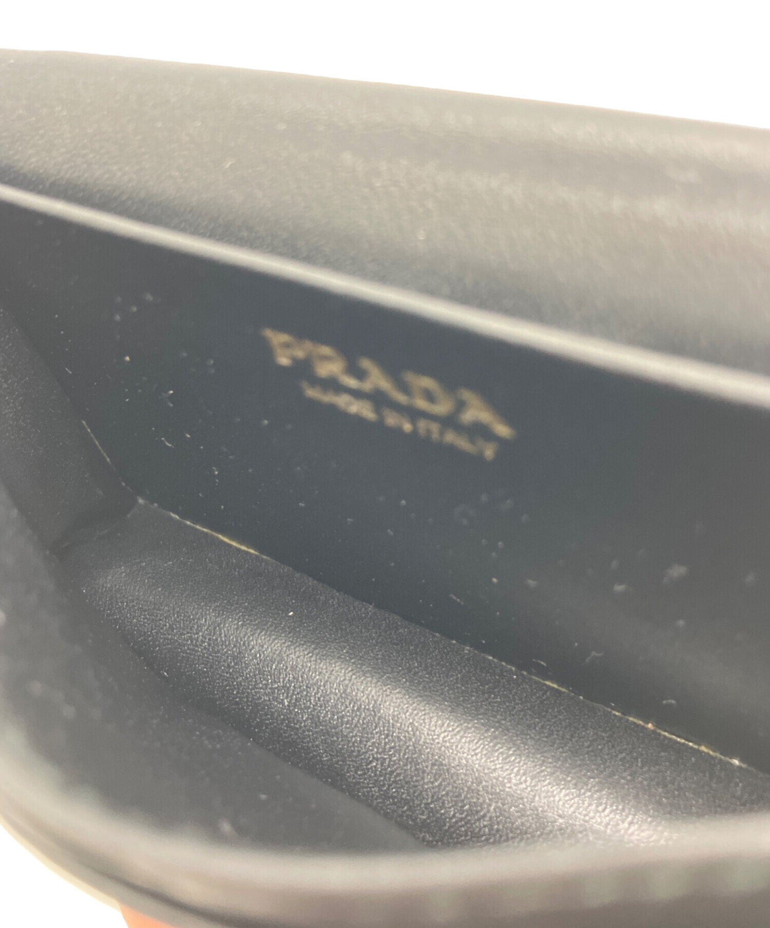 PRADA レザーケース未使用品 中古・古着通販】PRADA (プラダ) カードケース ブラック｜ブランド
