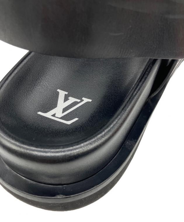 中古・古着通販】LOUIS VUITTON (ルイ ヴィトン) サンダル ブラック