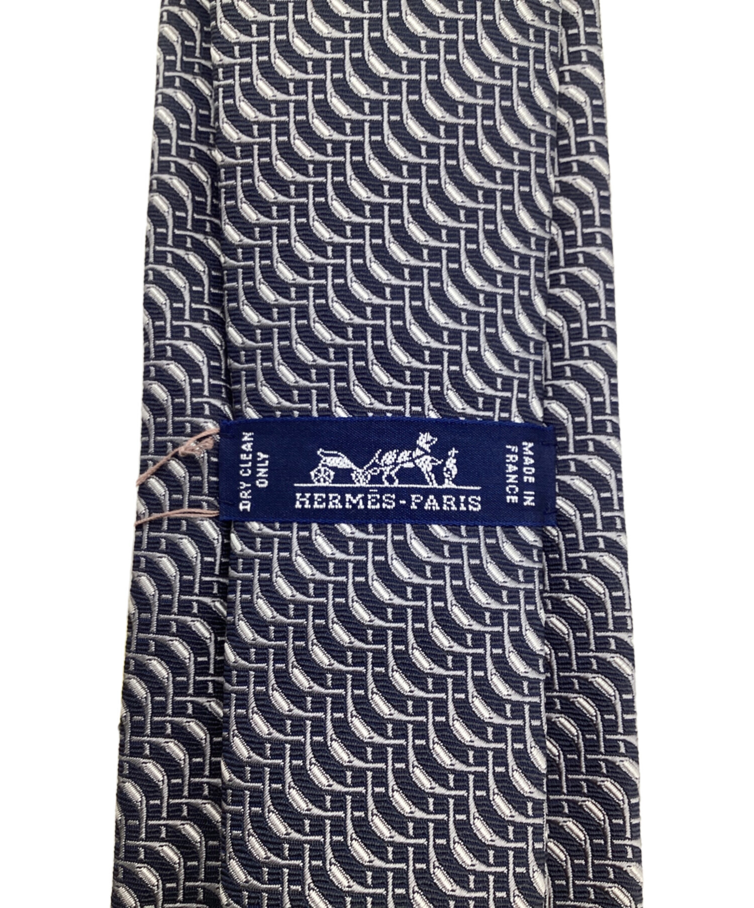 未使用 エルメス HERMES スポーツモチーフ ネクタイ ネイビー 中古・古着通販】HERMES (エルメス) ネクタイ ネイビー サイズ:不明 未