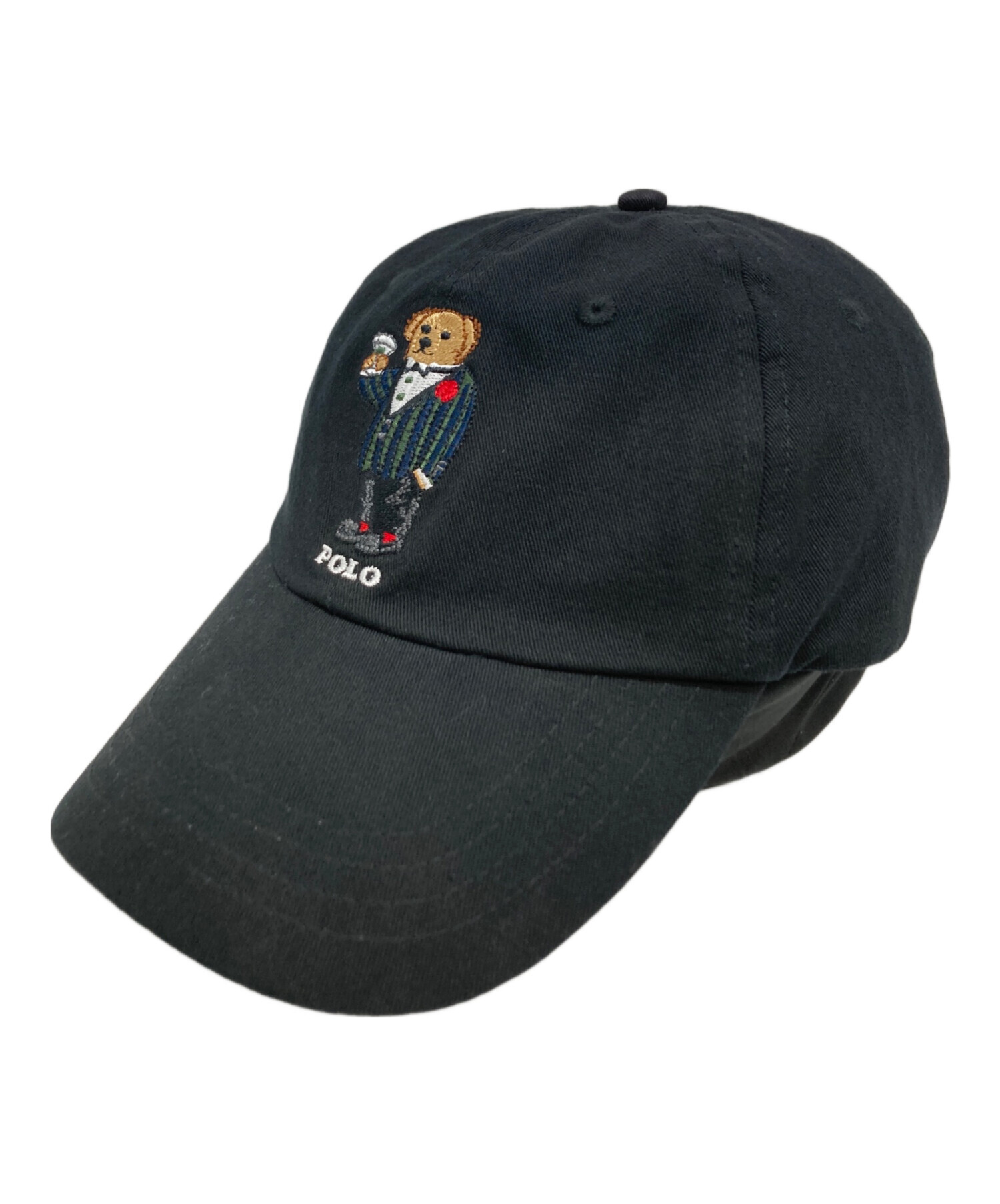 【未使用】ラルフローレン キャップ POLO BLACK ブラック 中古・古着通販】POLO RALPH LAUREN (ポロ・ラルフローレン) キャップ