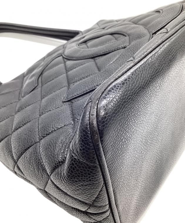中古・古着通販】CHANEL (シャネル) 復刻トートバッグ ブラック