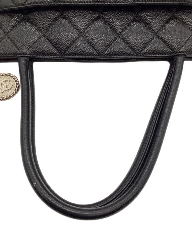 中古・古着通販】CHANEL (シャネル) 復刻トートバッグ ブラック