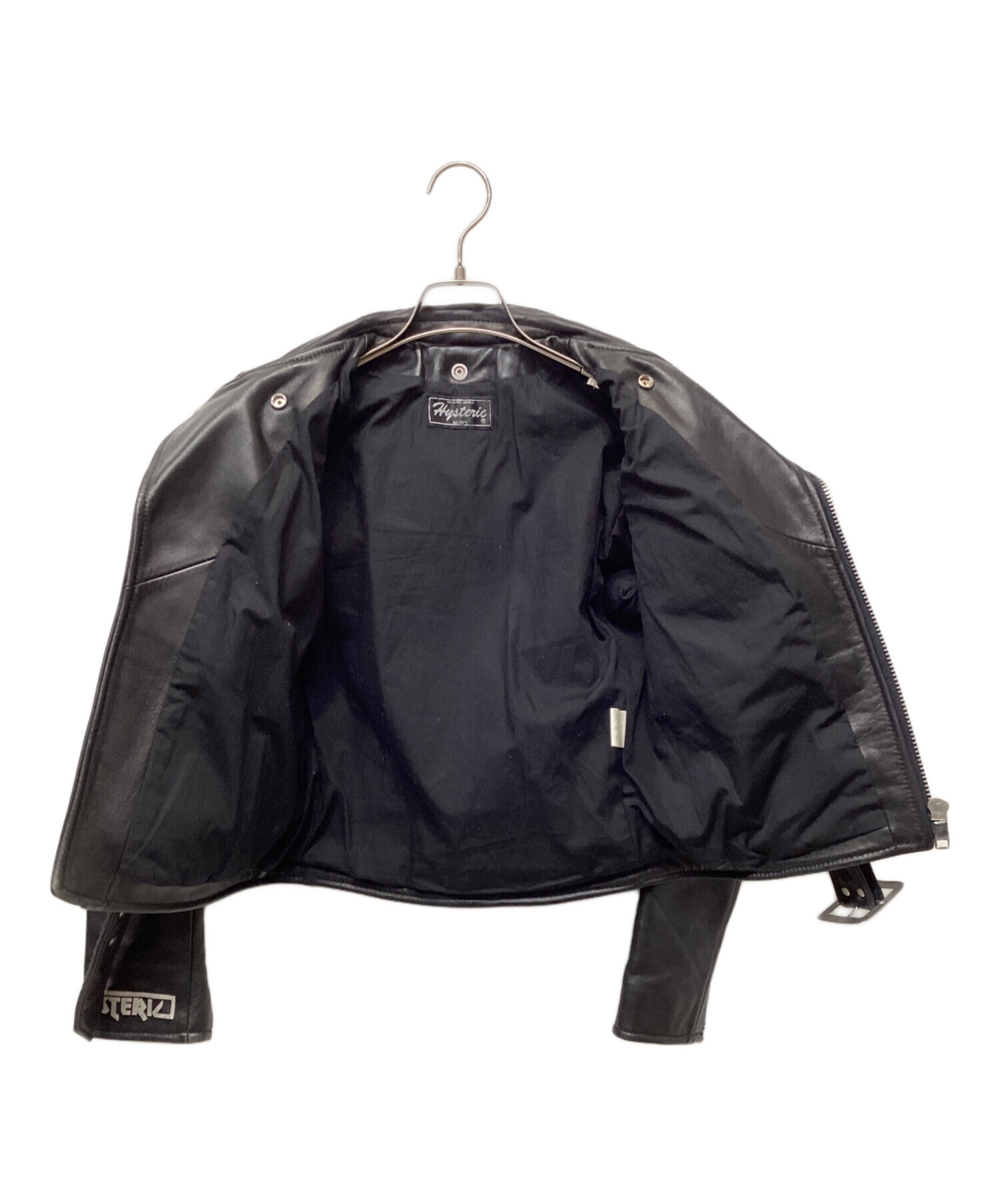 ヒステリックグラマー　黒　レザージャケット 中古・古着通販】Hysteric Glamour (ヒステリックグラマー) レザー