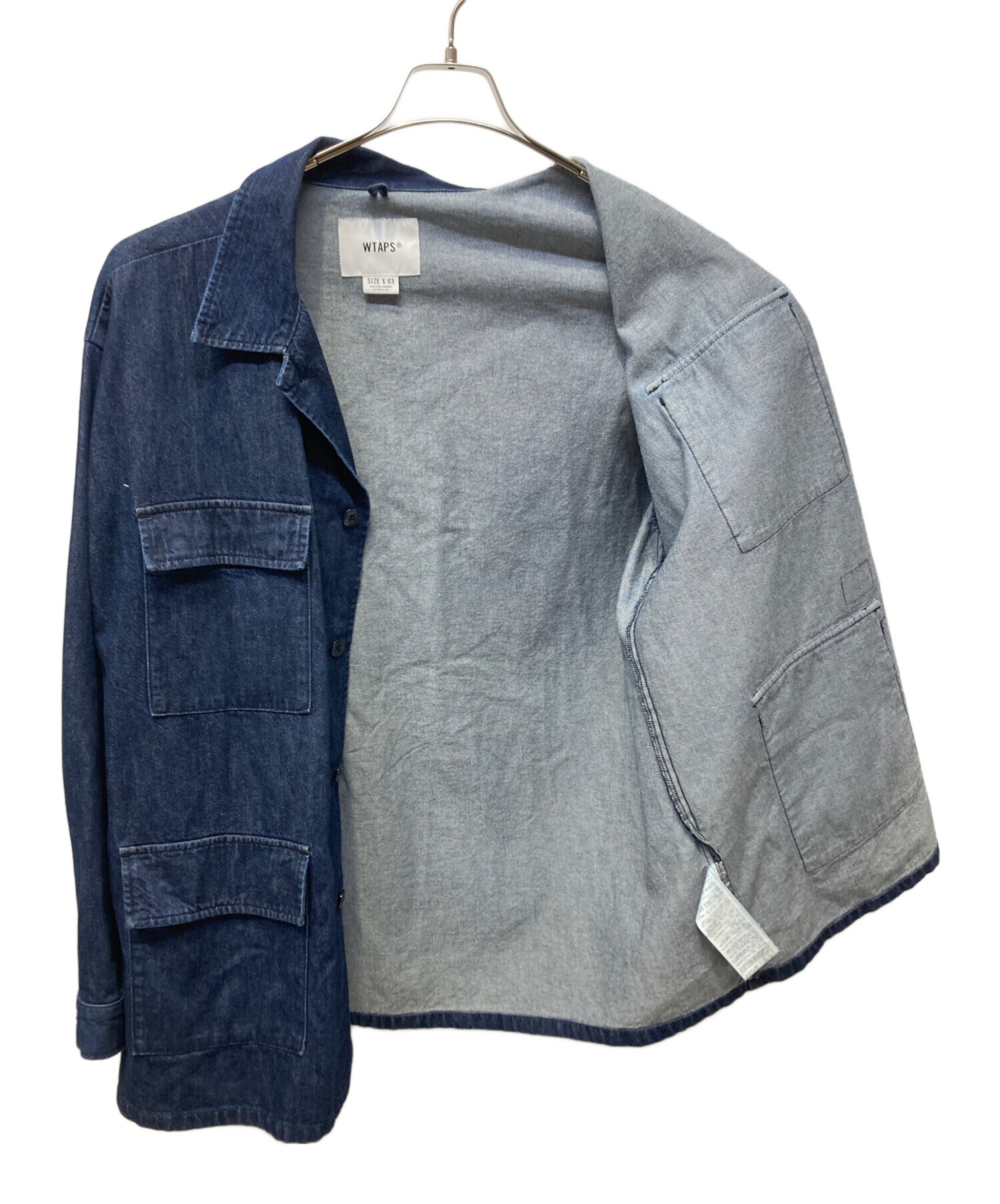 中古・古着通販】WTAPS (ダブルタップス) JMOD LS COTTON DENIM PASTHG