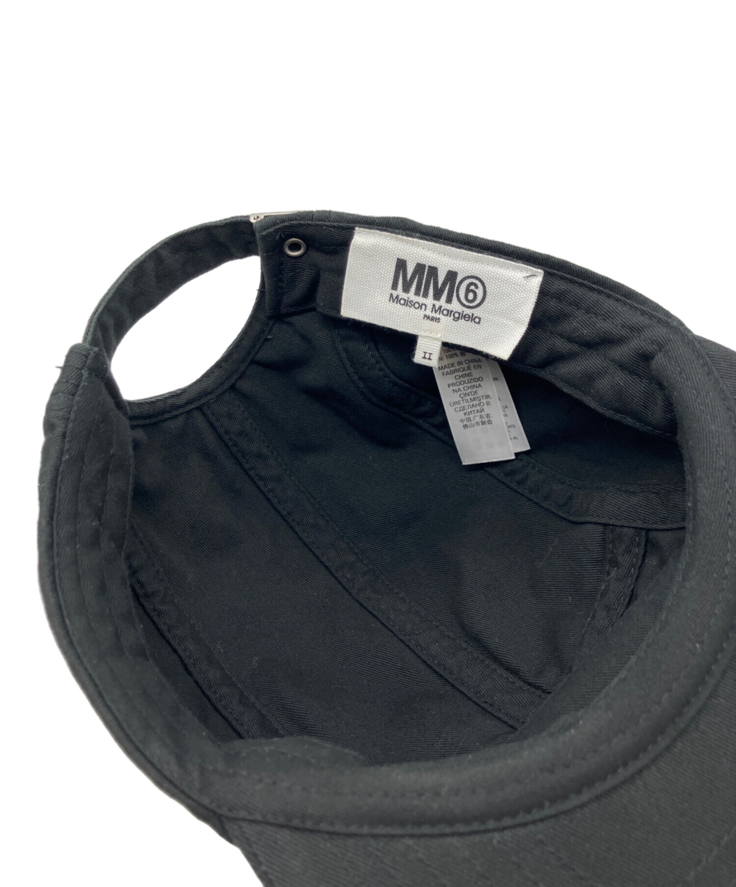 【未使用】TMGE キャップ ブラック 中古・古着通販】MM6 Maison Margiela (エムエムシックスメゾン