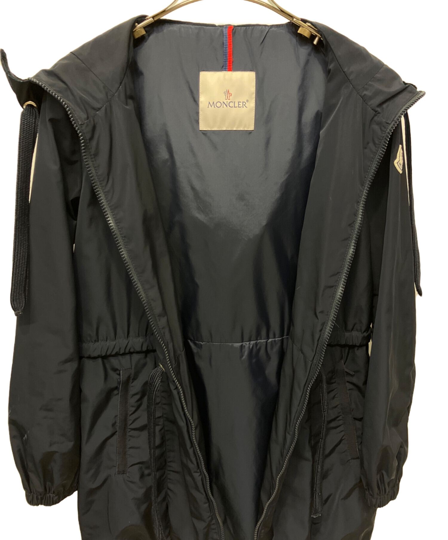 MONCLER モンクレール　ナイロンコート 中古・古着通販】MONCLER (モンクレール) ナイロンコート ネイビー