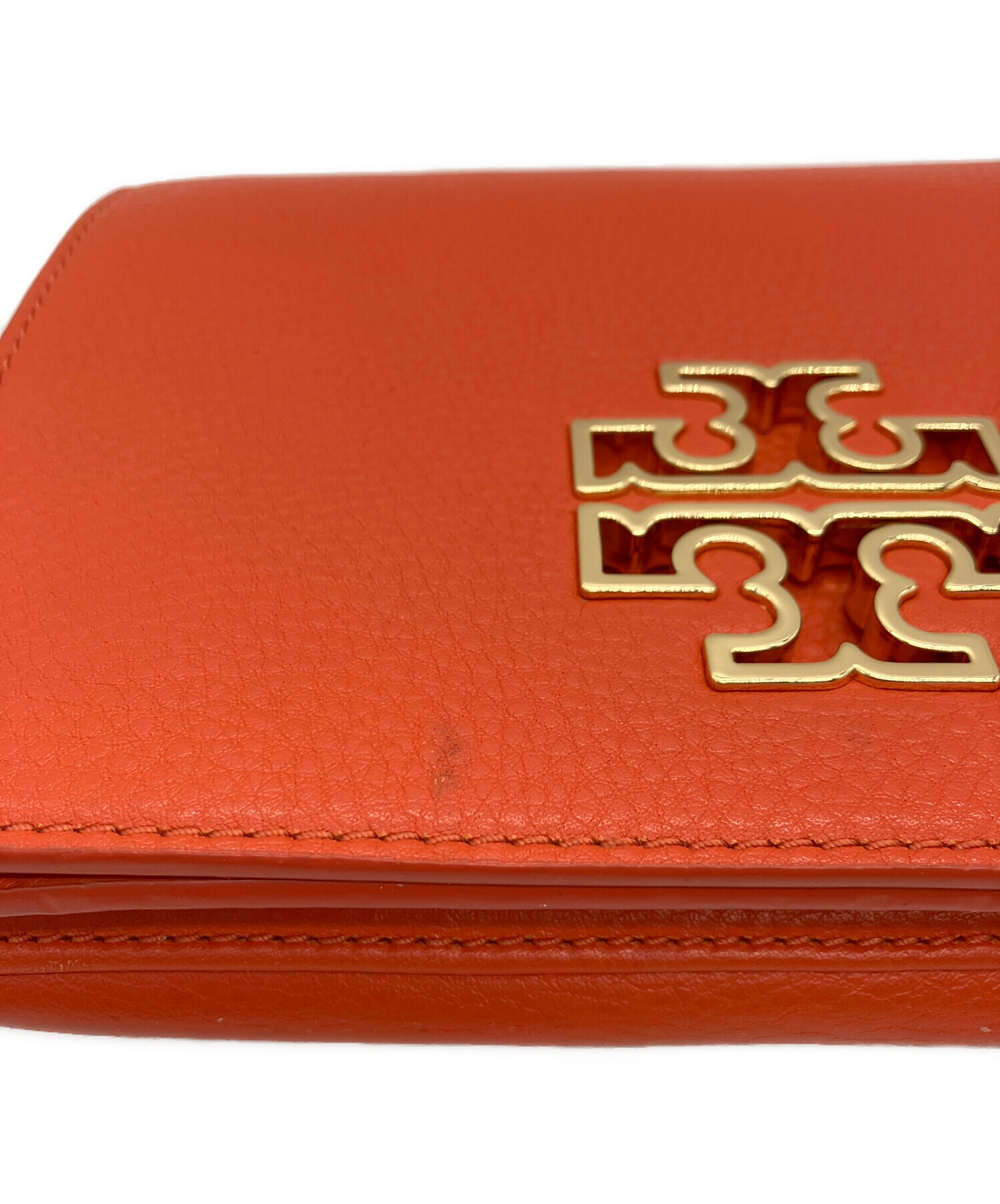 TORY BURCH オレンジ レザー ショルダーバッグ トリーバーチ 【公式通販】