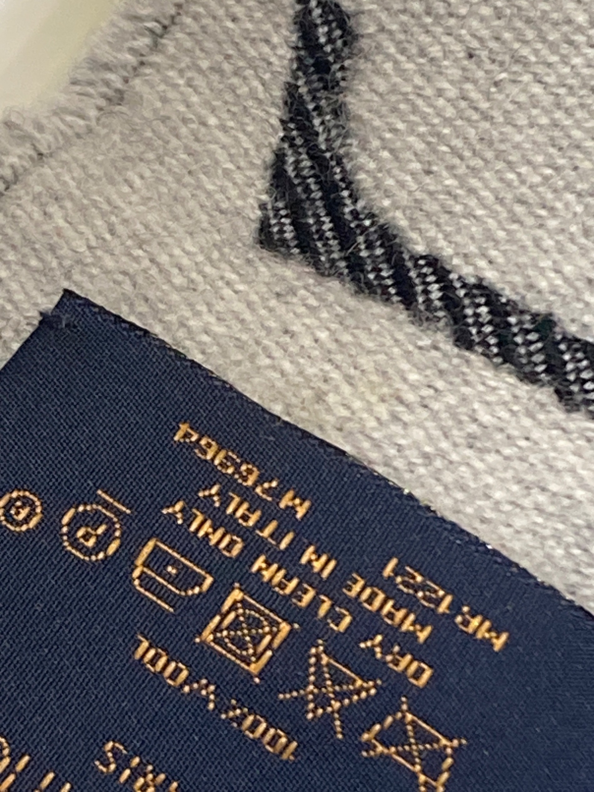 中古・古着通販】LOUIS VUITTON (ルイ ヴィトン) マフラー ブラック