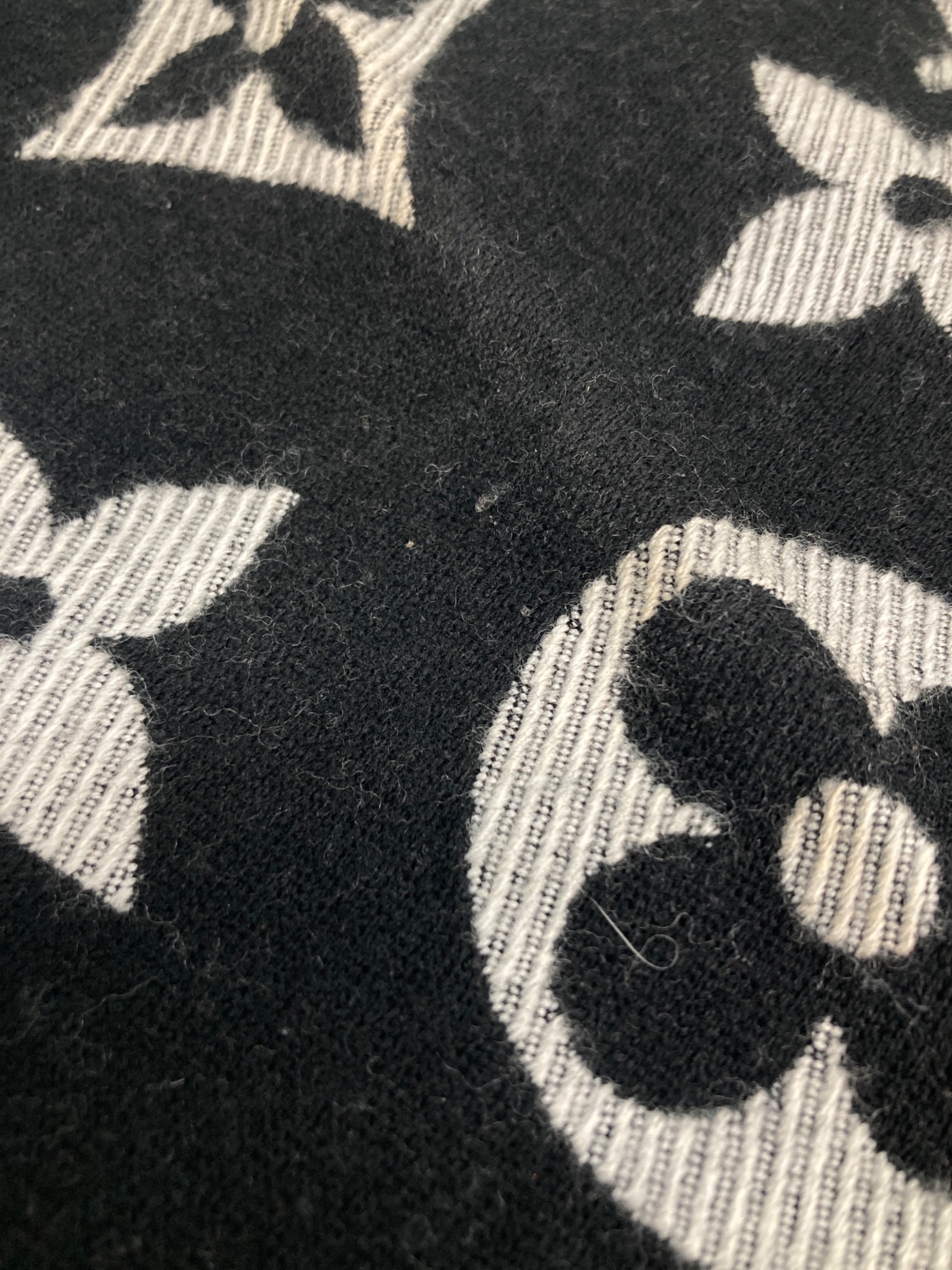 中古・古着通販】LOUIS VUITTON (ルイ ヴィトン) マフラー ブラック