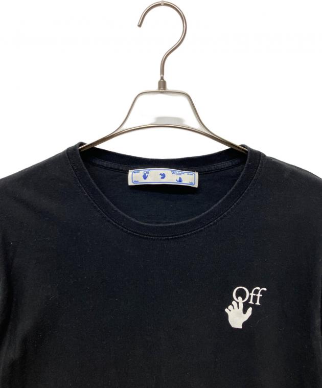 中古・古着通販】OFFWHITE (オフホワイト) 長袖カットソー ブラック