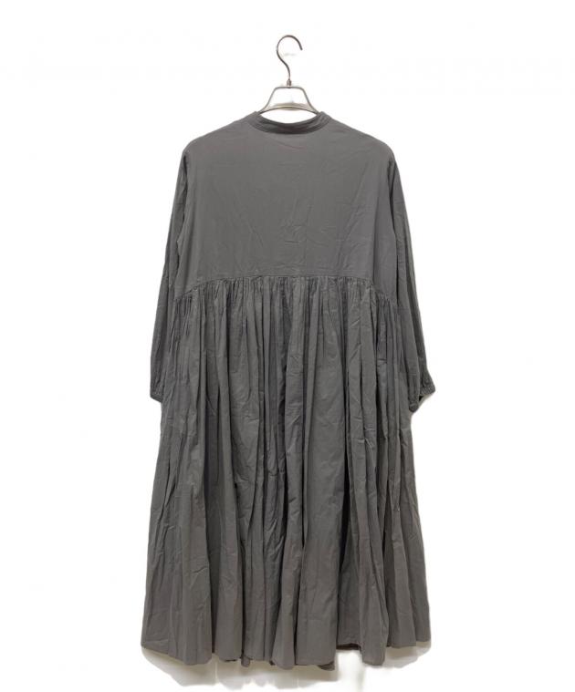 中古・古着通販】BEARDSLEY (ビアズリー) 長袖ワンピース グレー