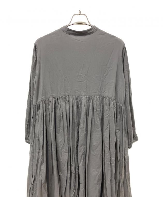 中古・古着通販】BEARDSLEY (ビアズリー) 長袖ワンピース グレー